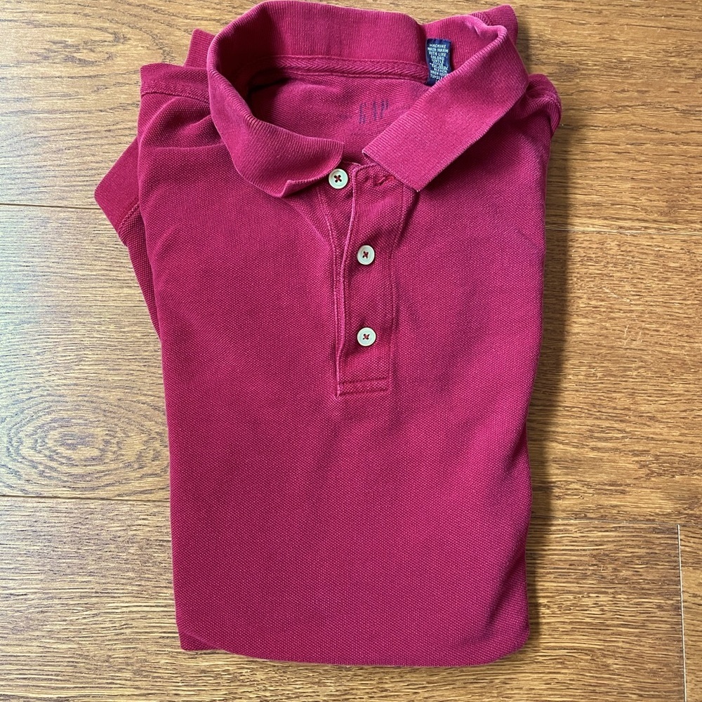3 for $15 Gap XL red polo